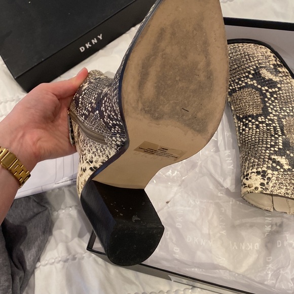 DKNY Houston Leather Ankle Boots - Picture 2 of 3